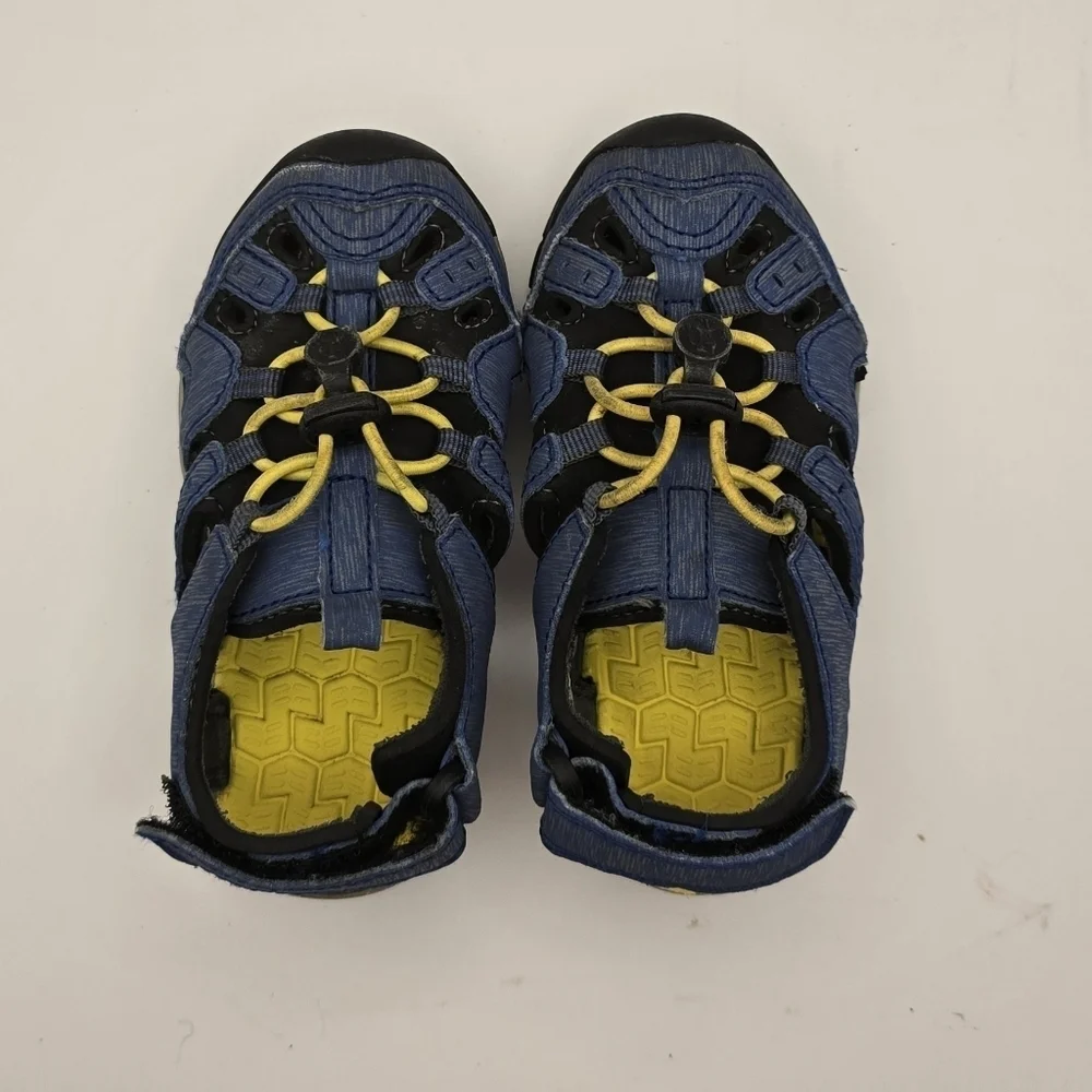 Northside Water Shoes  Sandals Adjustable Strap Blue/Yellow Shoes Size  7